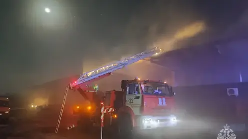 Гипермаркет «Маяк» загорелся в Рубцовске Алтайского края