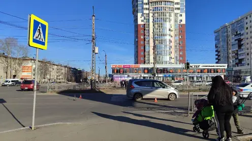 Под Иркутском водитель сбил мужчину с ребенком на руках
