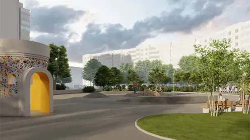 В Красноярске в 2024 году благоустроят сквер «Каменный городок»