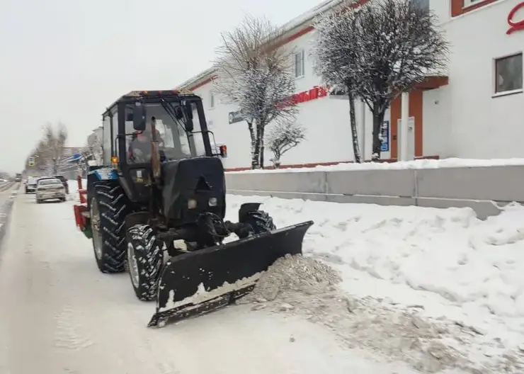 В Красноярске действует усиленный дорожный режим работы