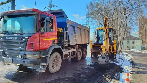 В Красноярске стартовали ремонтные работы на ул. Семафорная